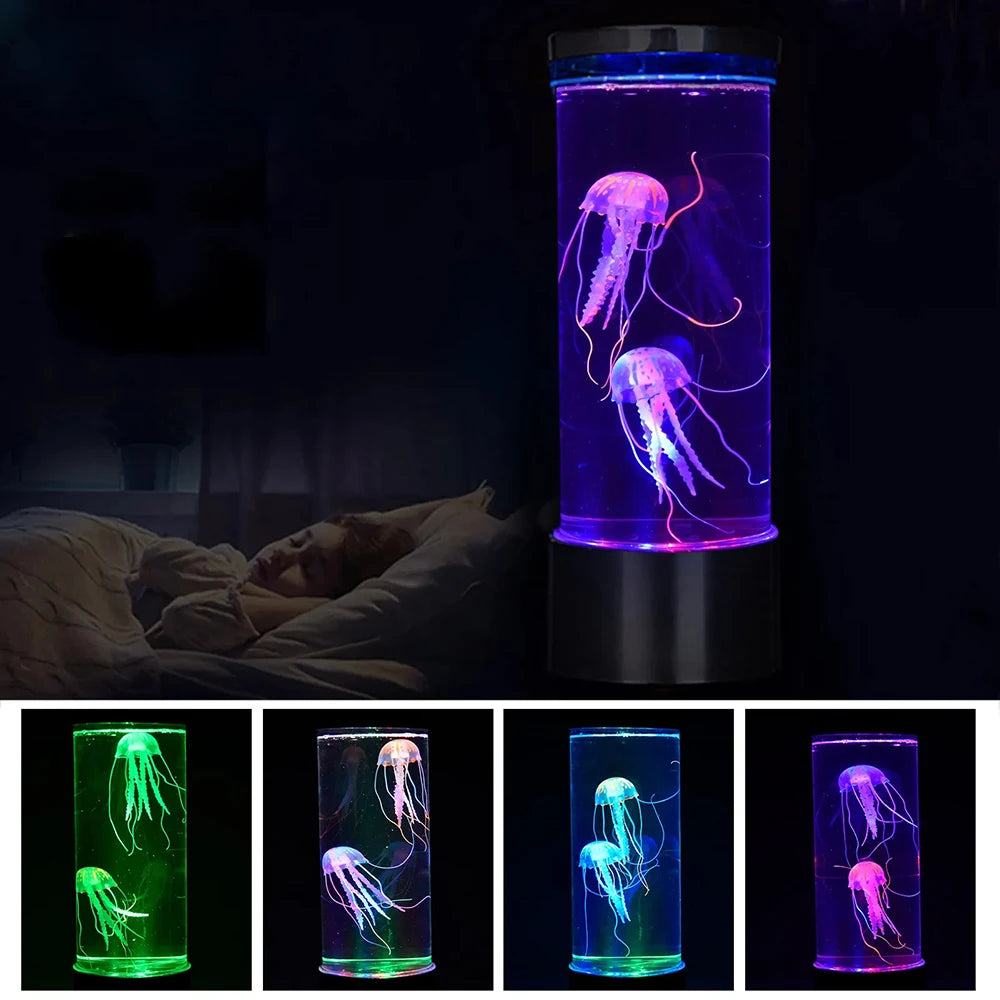 Color Changing Jellyfish Lava Lamp - PearlFlamingo