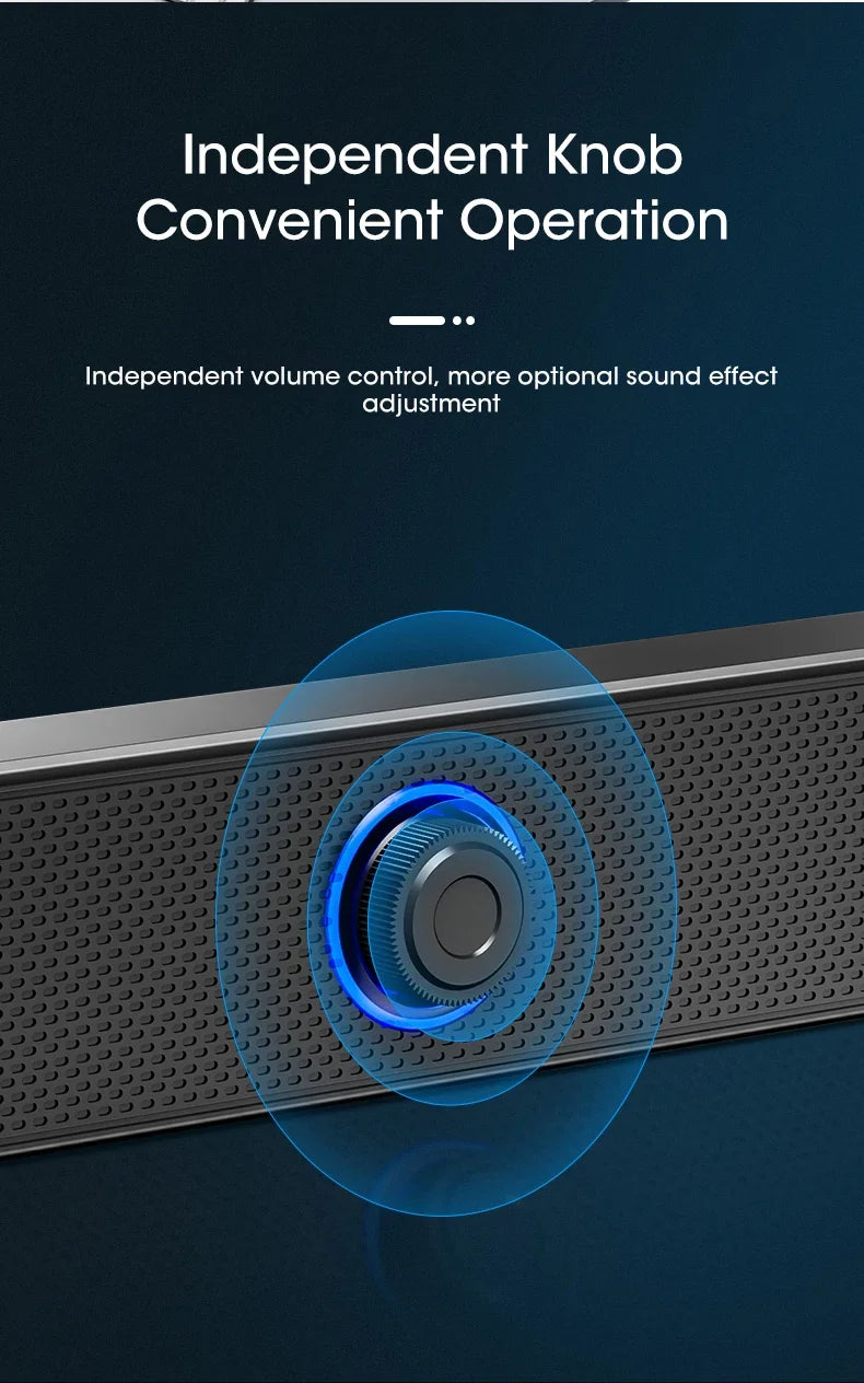 PC Soundbar Bluetooth Speaker