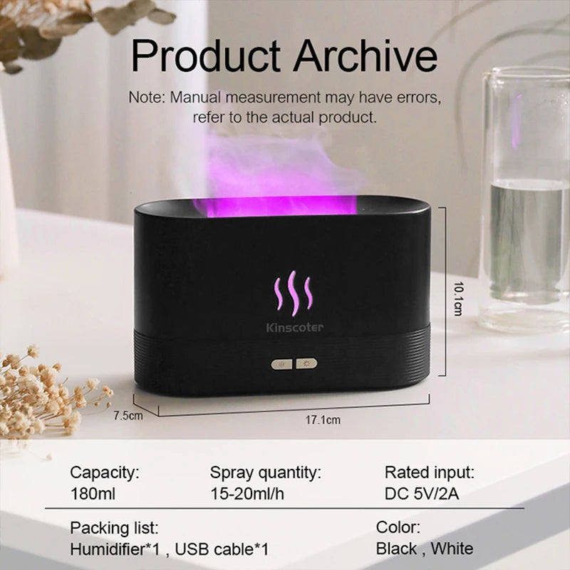 Flame Pro Aroma Diffuser Air Humidifier