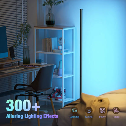 Smart Floor Lamp with Music Sync - PearlFlamingo