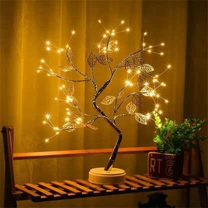 Enchanting LED Rose Leaf Table Lamp - PearlFlamingo